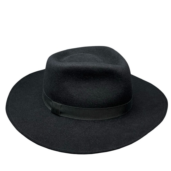 Peruvian Connection Women’s Western Hat Black Fur Felt EUC - Picture 1 of 9